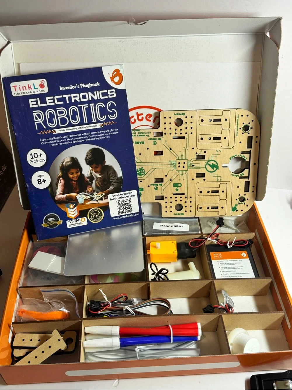 TinkL Electronics Robotics STEM Kit - Multicolor Components